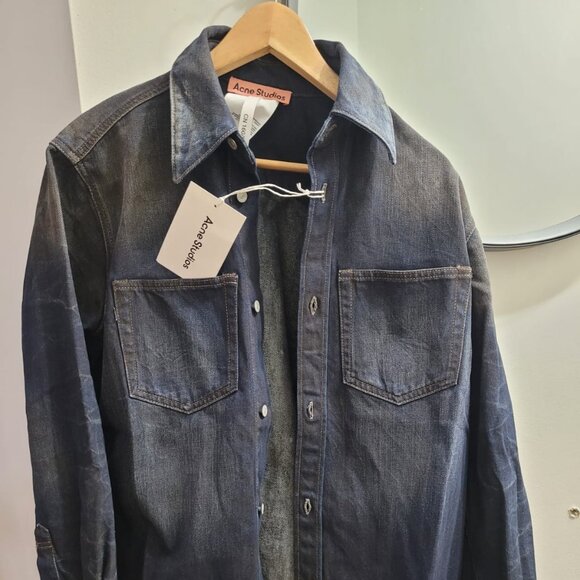 Acne Studios – Unisex denim shirt model Size XXS/S, classic denim - Picture 2 of 7